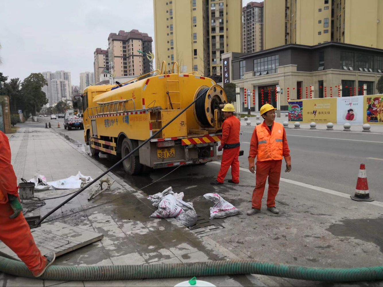 温宿排污管道清淤-管道清洗